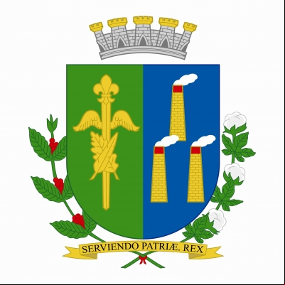 Brasão da cidade de Laranjal Paulista